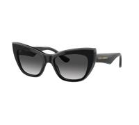 Dolce&Gabbana Mujer Sunglass DG4417 - Color del Marco: Negro / Gris transparente, Color de la Lente: Gris Degradado