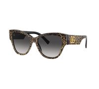 Dolce&Gabbana Mujer Sunglass DG4449 - Color del Marco: Leo y marrón sobre negro, Color de la Lente: Gris Degradado