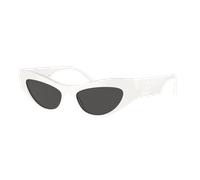 Dolce&Gabbana Mujer Sunglass DG4450 - Color del Marco: Blanco, Color de la Lente: Gris Oscuro