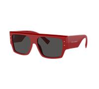 Dolce&Gabbana Mujer Sunglass DG4459 - Color del Marco: Rojo, Color de la Lente: Gris Oscuro