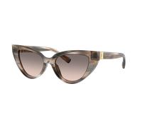 Dolce&Gabbana Mujer Sunglass DG4497 - Color del Marco: Gris a Rayas, Color de la Lente: Rosa y gris degradado