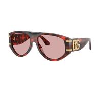 Dolce&Gabbana Mujer Sunglass DG4499 - Color del Marco: Habana Rojo, Color de la Lente: Violeta Claro