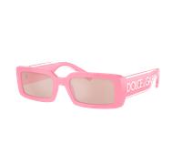 Dolce&Gabbana Mujer Sunglass DG6187 - Color del Marco: Rosa, Color de la Lente: Rosa claro espejo plateado