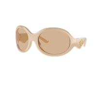 Dolce&Gabbana Mujer Sunglass DG6201 - Color del Marco: Natural, Color de la Lente: Marrón claro