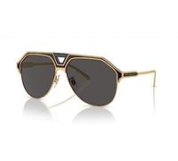 Dolce&Gabbana Hombre Sunglass DG2257 - Color del Marco: Dorado / Negro mate, Color de la Lente: Gris Oscuro