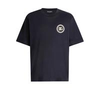 Dolce & Gabbana - T-Shirt CON Patch - Tops - Hombre - Azul - S -