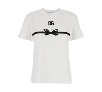 Dolce & Gabbana - Tape T-shirt - Tops - Mujer - Blanco - S -