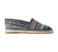 Dolce & Gabbana - Zapatos Espadrilles de Cuero Buffalo Azul Gris - Shoes - Mujer - Multicolor - 39 EU -