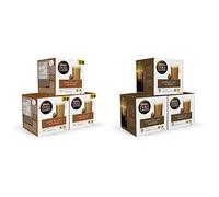 Dolce Gusto NESCAFÉ Café con Leche - x3 pack de 30 cápsulas - Total: 90 cápsulas & Dolce Gusto NESCAFÉ Café con Leche Intenso - x3 pack de 16 cápsulas - Total 48 cápsulas