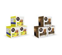 Dolce Gusto NESCAFÉ NESQUIK- x3 pack de 16 cápsulas - Total: 48 cápsulas & NESCAFÉ Café con Leche Intenso - x3 pack de 16 cápsulas - Total 48 cápsulas