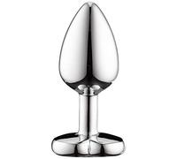 Dolce Piccante Plug Metal Corazon Cristal S 80 G