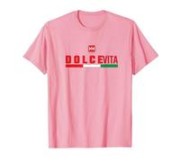Dolce Vita Camiseta, Hombre, Rosado, 3XL