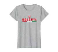 Dolce Vita Camiseta, Mujer, Gris Jaspeado, 3XL