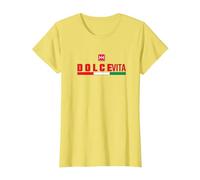 Dolce Vita Camiseta, Mujer, Limón, 3XL