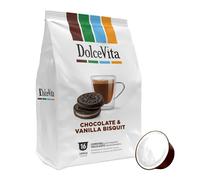 Dolce Vita | Galleta de Chocolate y Vainilla - 16 cápsulas para Dolce Gusto