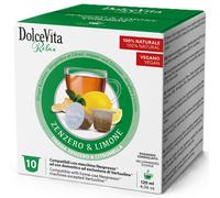Dolce Vita Italfoods Cápsulas de té de limón y jengibre Italfoods Dolce Vita para Nespresso (10 unidades)