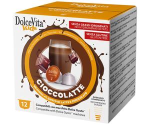 Dolce Vita Italfoods Chocolate con leche Dolce Vita para Dolce Gusto 12 cápsulas