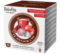 Dolce Vita Italfoods Té Dolce Vita con sabor a Granada para Dolce Gusto 12 cápsulas