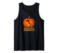 Dolcetto o Scherzetto Italia Calabaza Camiseta sin Mangas