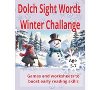 Dolch Sight Word Winter Challange: Games and worksheets to boost early reading skills