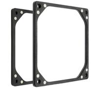 DolDer Soporte magnético para ventilador de refrigeración por agua, marco adaptador, reducción de ruido, base de aluminio para radiadores de refrigeración por agua/carcasa y ventilador de 120 mm (12