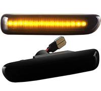 DoLED Intermitentes laterales LED tintados negro/cristal ahumado compatible para BMW Serie 3 E46 1998-2001
