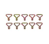 Dolezych 10 Ganchos perfilados para Correas de Amarre de 50 mm.