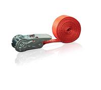 Dolezych Cinta de Amarre con Trinquete de 1 Pieza de 700 Dan, 4 m de Longitud, Rojo