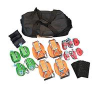 Dolezych Set de Aseguramiento de Cargas Universal con Cintas de Amarre/Ángulos de Protección de Bordes/Esteras Antideslizantes, 26 Piezas, Multicolor