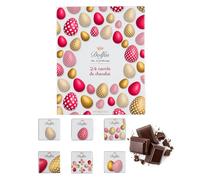 Dolfin® | 24 Carrè Pascua Chocolate Leche & Fondant | Chocolates caja de regalo en 6 sabores diferentes - 1 x 108 g