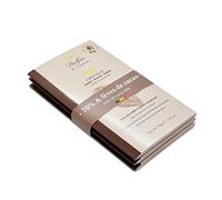 Dolfin Chocolate Negro Con 70% Cacao y Granos de Cacao - Barra de Chocolate Belga Artesanal, Granos Crujientes y Deliciosos - Confitería de Lujo, Dulces Gourmet - Hecho en Bélgica, 210 g, Kit de 3