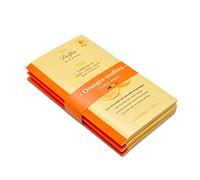 Dolfin Chocolate (Paquete de 3) Negro con Naranja Confitada - Barra de Chocolate Belga Artesanal - Sabores Picantes - Confitería de Primera Calidad, Regalos Caramelos Gourmet - Hecho en Bélgica, 210g
