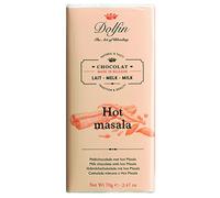 Dolfin Hot Masala Chocolate con Leche - 5 Paquetes de 1 x 70 gr - Total: 350 gr