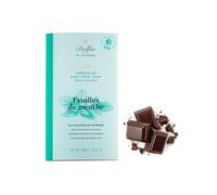 Dolfin® | Negro oscuro 60% y barra menta | Chocolate Negro 60% y Hojas de Menta - 1 x 70 Gr | Chocolate amargo y menta