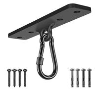 Dolibest Colgador de Hamaca Colgante Juego de Soporte de Hardware Colgante en Forma de Calabaza MosquetóN para Interior Al Aire Libre Parque Infantil Silla Yoga Cuerda Sacos de Boxeo, hasta 600lbs