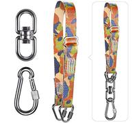 Dolibest Perchas para saco de boxeo con correa para colgar bolsas pesadas con giro y mosquetón para entrenamiento en casa, gimnasio, acondicionamiento, jarras y dispositivos de ejercicios (camuflaje)