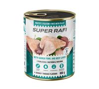 DOLINA NOTECI Super Rafi con gallina de corral y hígado de ternera para perros, 12x800 g