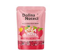Dolina Noteci Superfood - Comida húmeda para perros de razas pequeñas con cabra y pavo, 10x100 g