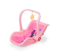 Doll Baby Carrier Seat Pink with Belt, Handle & Mobile, for 36-43cm dolls, suita