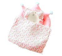 Doll Bed, Doll House Bed, Furniture Accessory, Decorative Pretend Play, Miniature Bedding Set, Ideal for Son, Daughter, Playroom, Nursery, Bedroom, Role Play, Gift Display