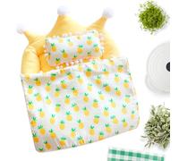 Doll Bedding Accessories Set - Blanket & Pillow Playset, Miniature Bed Furniture Decor | Role Play Toy For Kids, Girls & Boys, Children’s Pretend Play, dollhousee Bedroom Accessories