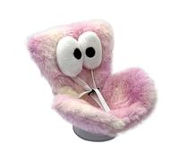 Doll Car Seat for Dashboard - Plush Toy Chair Cushion, Cute Big-Eyes Design for 10-17cm Dolls | Soft Display Stand for Kids, and Collectors | Car Air Vent, Desktop, or Room Decoration