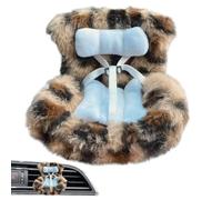 Doll Carseat - Doll Car Seat for 17cm Dolls | Cute Car Ornament with Vent Clips | Plush Fabric, Scented Sachet Included, Gift Box, Collectors Girls Women Kids Desktop Display Decoration