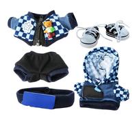 Doll Clothes, Accessories Set, Handmade Toy Fashion Outfits, Dress-Up Collection, 5.91-6.69inch, Ideal for Collectors, Decoration, Display, Pretend and Imaginative Playtime