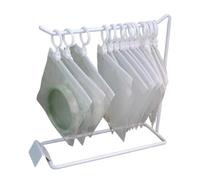 Doll Clothes Rack, Doll House Hanger, 8,46 × 2,75 × 7,87 pulgadas Traje Stand Organizer, Tiny Wardrobe Display for Coat Shirt Dress Role Playing Game Toy Setup Girls and Kids