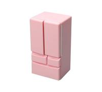 Doll Fridge, Mini doble puerta, Scale Kitchen Appliance, Creative Toy Storage Fridge for Doll House Furniture Play Set Kids Birthday Ocasiones Easter Educational Imaginative Role Play Toy 11,3 x 6 x 5