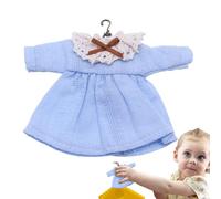Doll House Clothes, Miniature Dress Costume, Tiny Toy Outfit, Cute Stuffed Accessory, Collectible Doll Apparel, (1 Piece Pink), Small Plaything and Use
