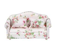 Doll House Couch - 1 12 Scale Doll Sofa Chair with Pillows,Dol House Accessories, High Simulation Furniture Toy for Collector, Dollhouses, Kids Gift