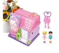 Doll House - Toy House Light and Music, Pretend Play Villa Set with Illuminated and Sound Features, Creative Assembly Playset, Educational Role Play Toy for Boys Girls Home Classroom