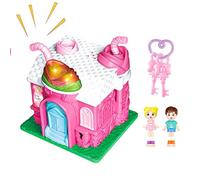 Doll House - Toy House Light and Music, Pretend Play Villa Set with Illuminated and Sound Features, Creative Assembly Playset, Educational Role Play Toy for Boys Girls Home Classroom